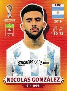 Sticker Nicolás González