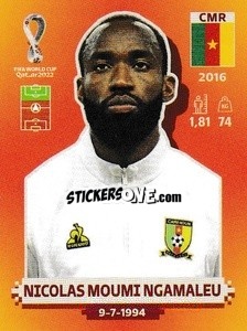 Sticker Nicolas Moumi Ngamaleu - FIFA World Cup Qatar 2022. International Edition - Panini