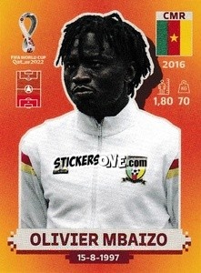 Figurina Olivier Mbaizo - FIFA World Cup Qatar 2022. International Edition - Panini