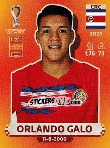Sticker Orlando Galo - FIFA World Cup Qatar 2022. International Edition - Panini