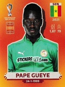Figurina Pape Gueye - FIFA World Cup Qatar 2022. International Edition - Panini