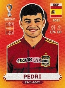 Cromo Pedri - FIFA World Cup Qatar 2022. International Edition - Panini