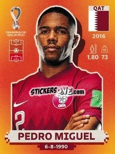 Sticker Pedro Miguel - FIFA World Cup Qatar 2022. International Edition - Panini