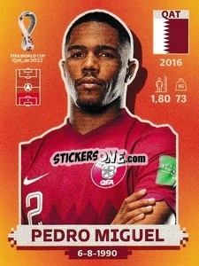 Cromo Pedro Miguel - FIFA World Cup Qatar 2022. International Edition - Panini