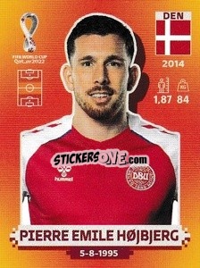 Sticker Pierre Emile Højbjerg - FIFA World Cup Qatar 2022. International Edition - Panini