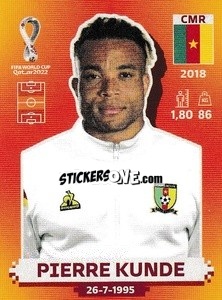 Sticker Pierre Kunde - FIFA World Cup Qatar 2022. International Edition - Panini