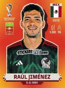 Figurina Raúl Jiménez - FIFA World Cup Qatar 2022. International Edition - Panini