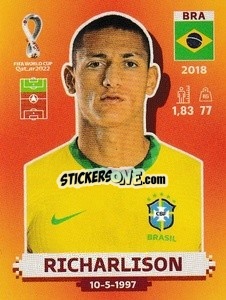 Sticker Richarlison - FIFA World Cup Qatar 2022. International Edition - Panini