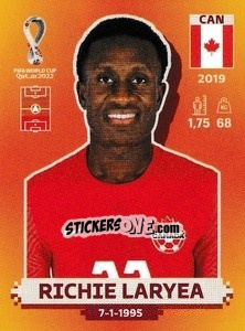 Sticker Richie Laryea - FIFA World Cup Qatar 2022. International Edition - Panini