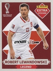 Cromo Robert Lewandowski (Poland) - FIFA World Cup Qatar 2022. International Edition - Panini