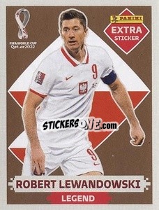 Cromo Robert Lewandowski (Poland) - FIFA World Cup Qatar 2022. International Edition - Panini