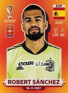 Cromo Robert Sánchez - FIFA World Cup Qatar 2022. International Edition - Panini