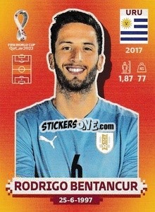 Sticker Rodrigo Bentancur - FIFA World Cup Qatar 2022. International Edition - Panini