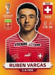 Cromo Ruben Vargas - FIFA World Cup Qatar 2022. International Edition - Panini