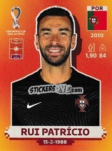 Sticker Rui Patrício - FIFA World Cup Qatar 2022. International Edition - Panini
