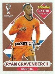 Figurina Ryan Gravenberch (Netherlands) - FIFA World Cup Qatar 2022. International Edition - Panini