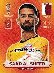 Figurina Saad Al Sheeb - FIFA World Cup Qatar 2022. International Edition - Panini