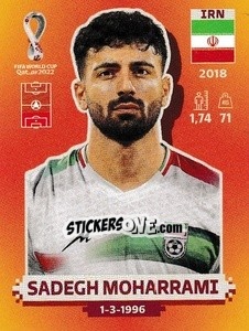 Cromo Sadegh Moharrami - FIFA World Cup Qatar 2022. International Edition - Panini