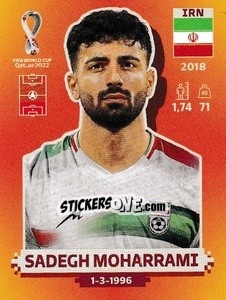 Figurina Sadegh Moharrami - FIFA World Cup Qatar 2022. International Edition - Panini