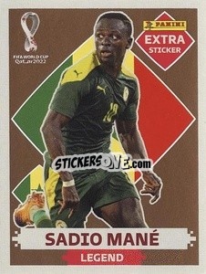 Sticker Sadio Mané (Senegal) - FIFA World Cup Qatar 2022. International Edition - Panini