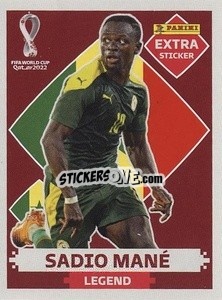 Figurina Sadio Mané (Senegal) - FIFA World Cup Qatar 2022. International Edition - Panini