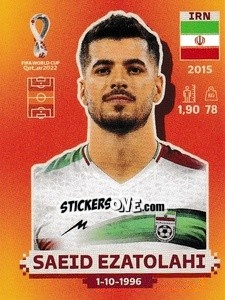 Figurina Saeid Ezatolahi - FIFA World Cup Qatar 2022. International Edition - Panini