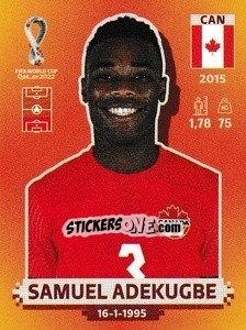 Sticker Samuel Adekugbe - FIFA World Cup Qatar 2022. International Edition - Panini