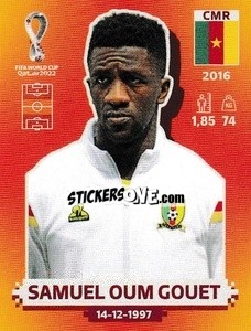 Sticker Samuel Oum Gouet - FIFA World Cup Qatar 2022. International Edition - Panini