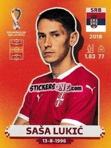 Sticker Saša Lukić - FIFA World Cup Qatar 2022. International Edition - Panini