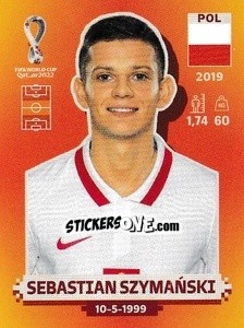 Figurina Sebastian Szymański - FIFA World Cup Qatar 2022. International Edition - Panini