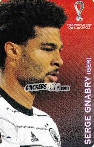 Figurina Serge Gnabry (Germany) - FIFA World Cup Qatar 2022. International Edition - Panini