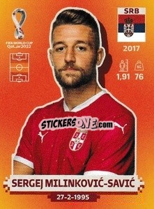 Cromo Sergej Milinković-Savić - FIFA World Cup Qatar 2022. International Edition - Panini