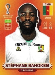 Sticker Stéphane Bahoken - FIFA World Cup Qatar 2022. International Edition - Panini