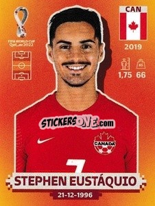 Figurina Stephen Eustáquio - FIFA World Cup Qatar 2022. International Edition - Panini