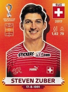 Sticker Steven Zuber - FIFA World Cup Qatar 2022. International Edition - Panini