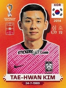 Figurina Tae-hwan Kim - FIFA World Cup Qatar 2022. International Edition - Panini