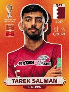 Figurina Tarek Salman - FIFA World Cup Qatar 2022. International Edition - Panini