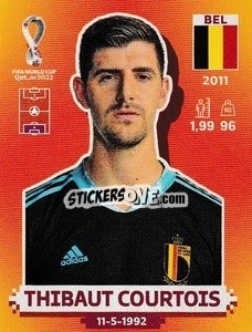 Cromo Thibaut Courtois - FIFA World Cup Qatar 2022. International Edition - Panini