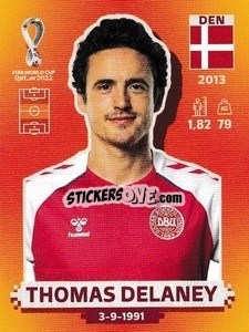 Sticker Thomas Delaney - FIFA World Cup Qatar 2022. International Edition - Panini