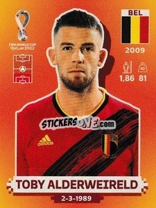 Sticker Toby Alderweireld - FIFA World Cup Qatar 2022. International Edition - Panini