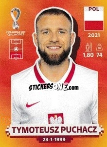 Figurina Tymoteusz Puchacz - FIFA World Cup Qatar 2022. International Edition - Panini