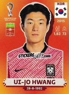 Figurina Ui-jo Hwang - FIFA World Cup Qatar 2022. International Edition - Panini