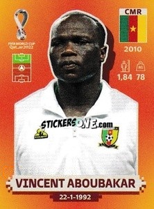 Sticker Vincent Aboubakar - FIFA World Cup Qatar 2022. International Edition - Panini