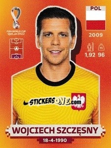 Figurina Wojciech Szczęsny - FIFA World Cup Qatar 2022. International Edition - Panini