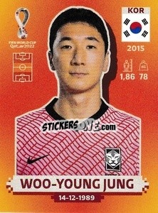 Sticker Woo-young Jung - FIFA World Cup Qatar 2022. International Edition - Panini