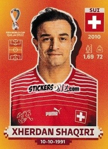 Sticker Xherdan Shaqiri - FIFA World Cup Qatar 2022. International Edition - Panini