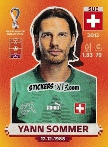 Sticker Yann Sommer - FIFA World Cup Qatar 2022. International Edition - Panini