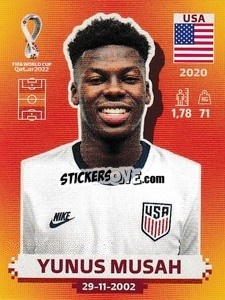 Sticker Yunus Musah