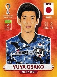 Sticker Yuya Osako - FIFA World Cup Qatar 2022. International Edition n. JPN19 - Panini