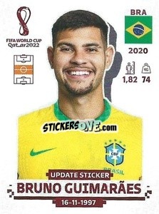 Cromo Bruno Guimarães - FIFA World Cup Qatar 2022. Standard Edition - Panini